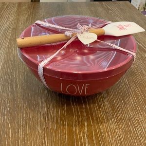 Brand New Rae Dunn Mixing Bowl & Spatula